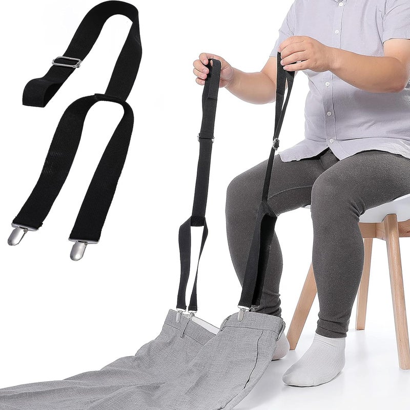 Fanwer Metal Clip Dressing Aid 2Pcs 2nd Gen Adjustable 2641 Inches Ideal for Elderly Disabled Seniors Pregnant Women and Handicapped Individuals